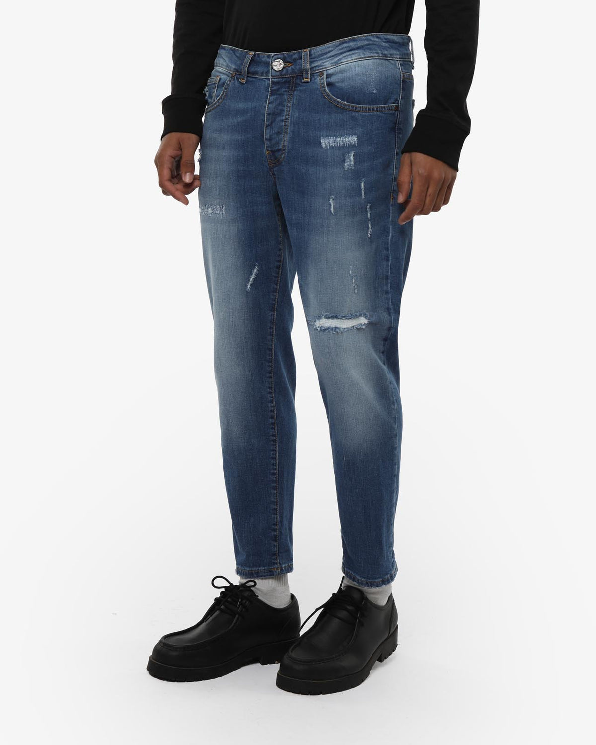 Jeans capri fit Cocker medium blue