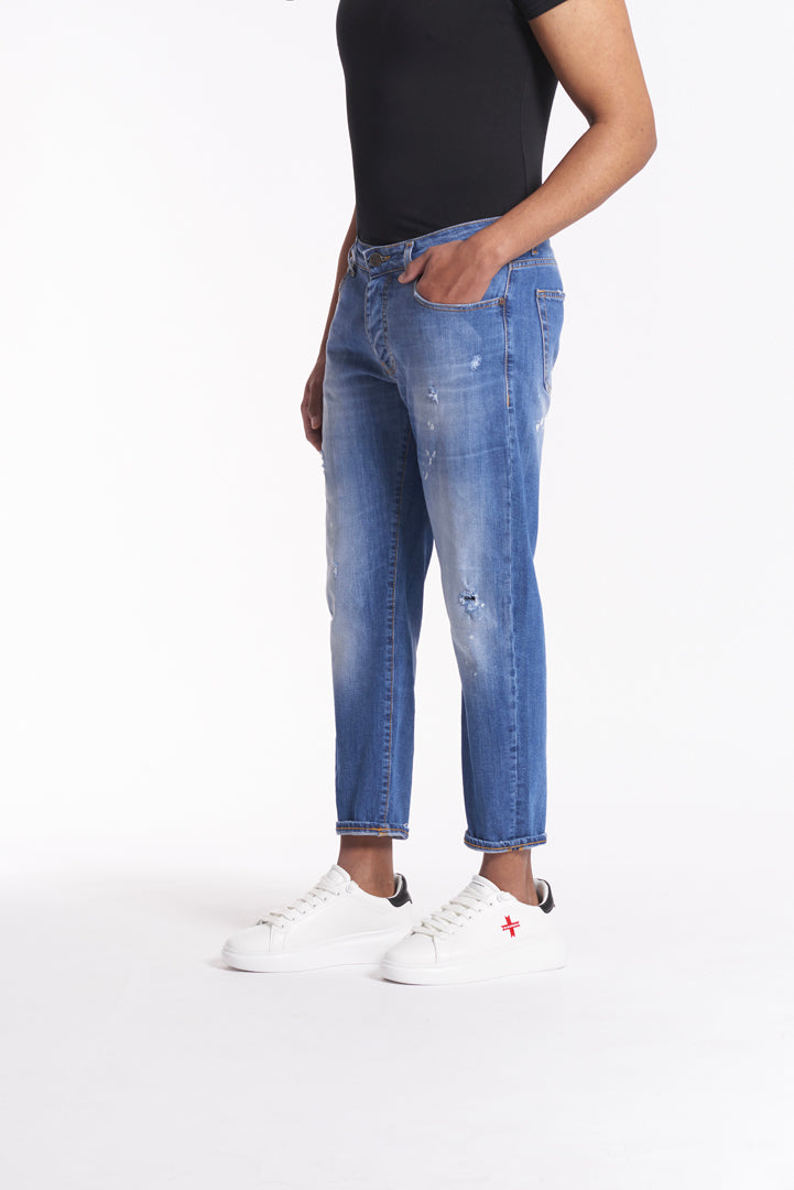 Jeans Cropped - Light Blue