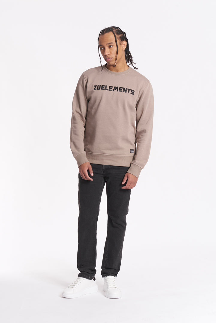 Felpa Girocollo Zu ricamato