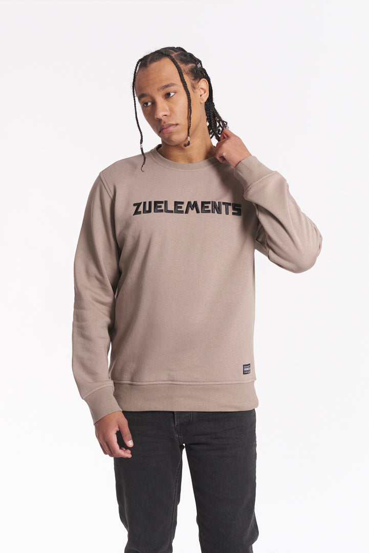 Felpa Girocollo Zu ricamato