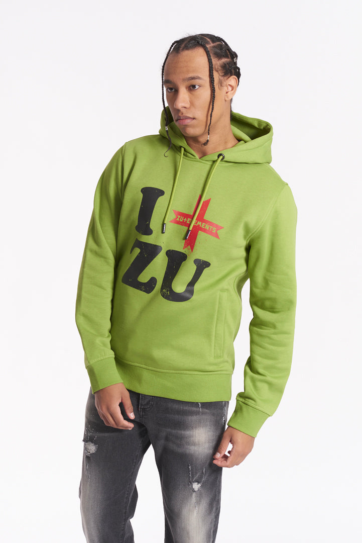 Felpa con Cappuccio "Loving Zu"