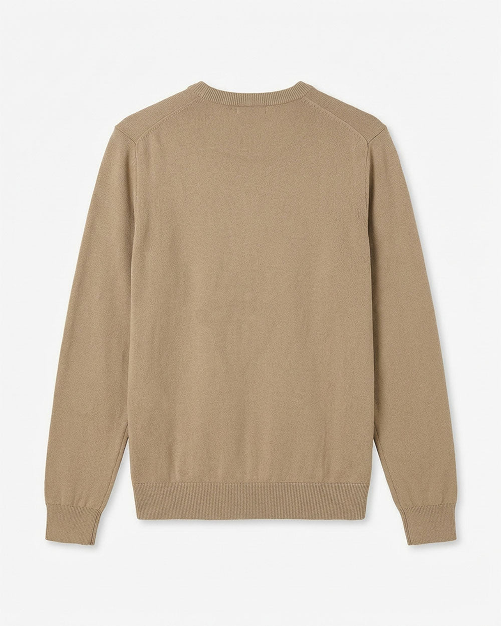 Maglia girocollo con polsini