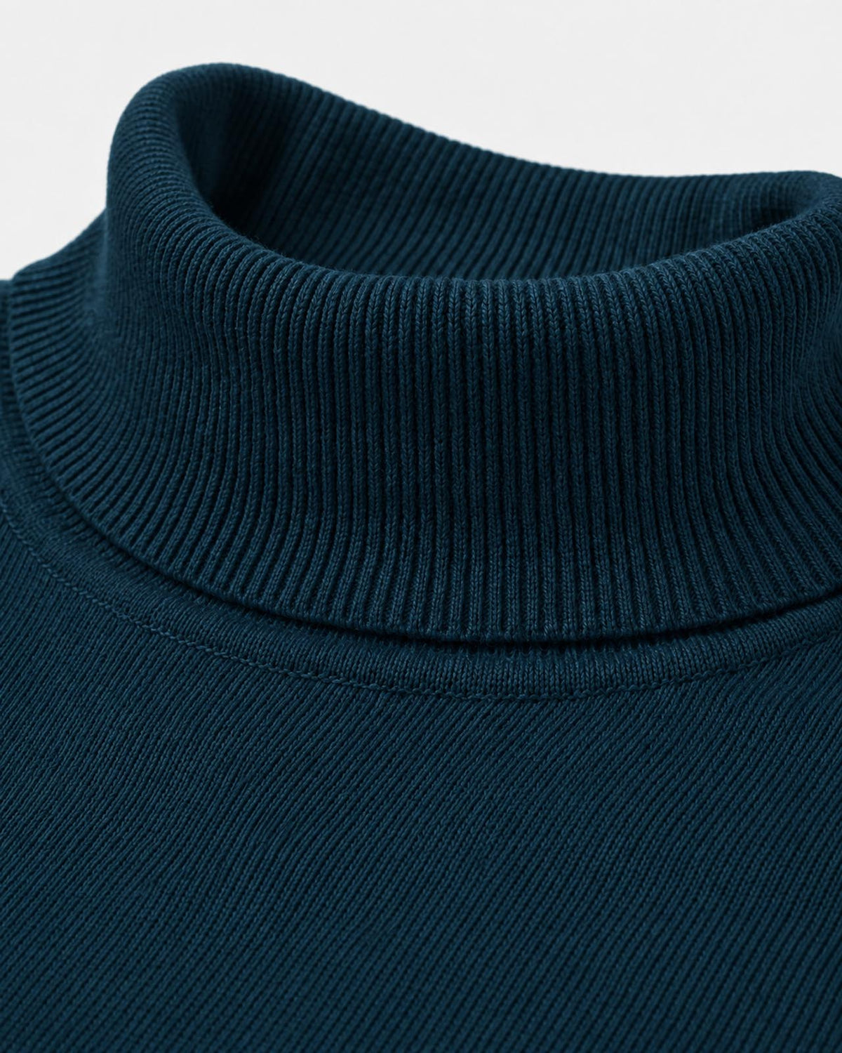 Maglia Collo alto con finiture a coste