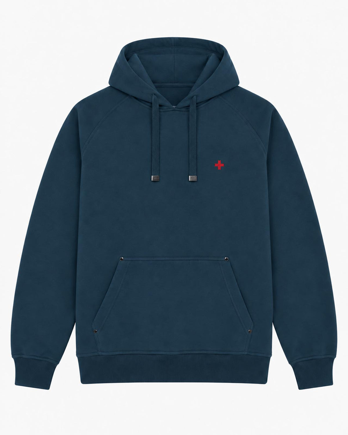 Felpa Carbon con cappuccio e manica raglan