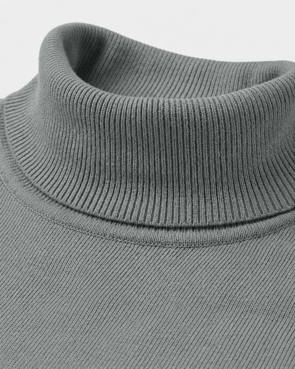 Maglia Collo alto con finiture a coste