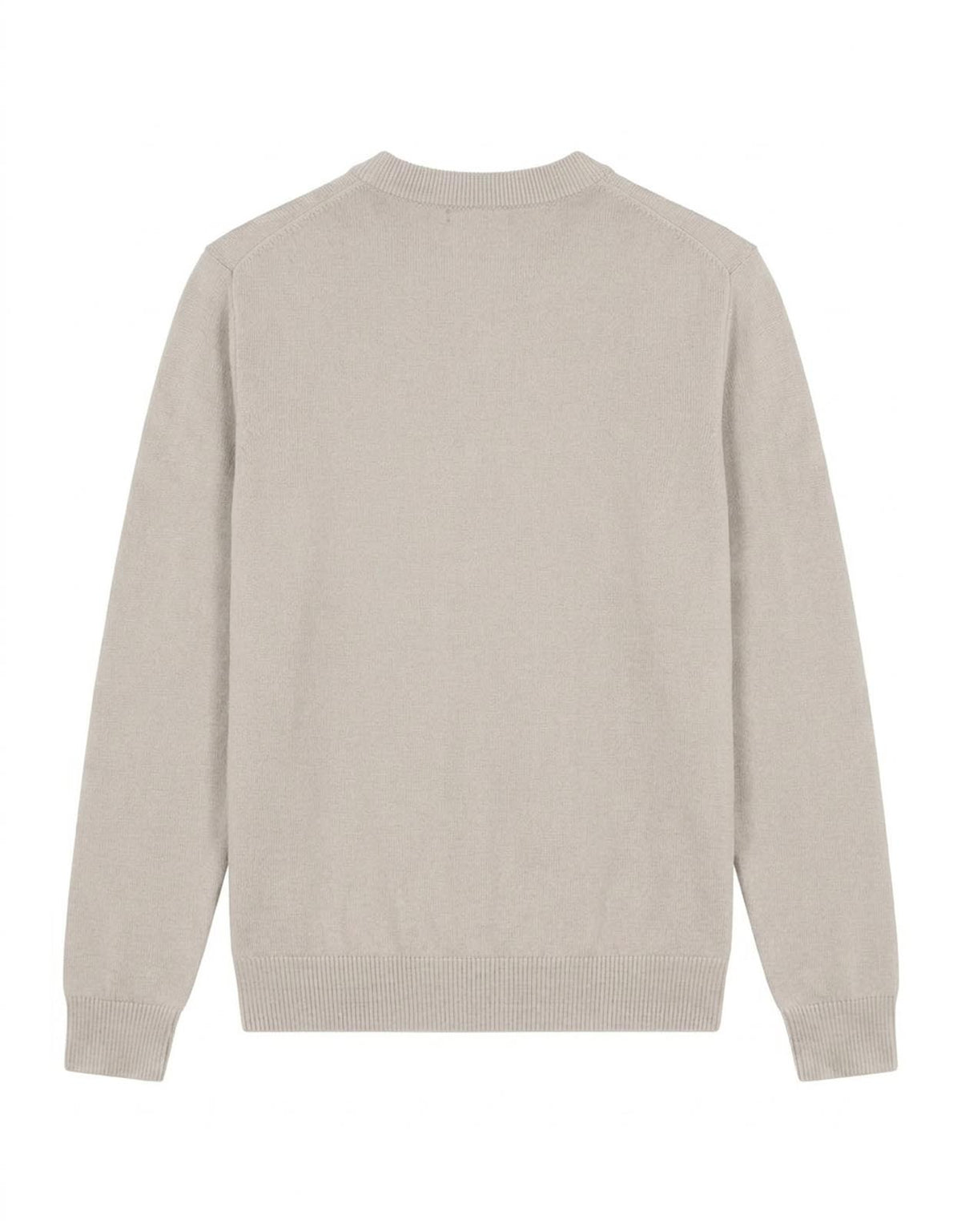 Maglia mezzo collo in viscosa con ricamo a contrasto