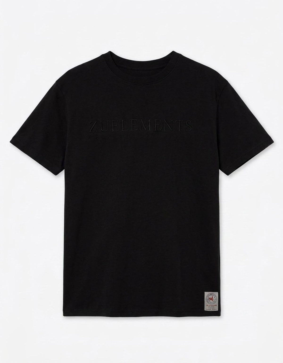 T-shirt a mezze maniche con ricamo in tono