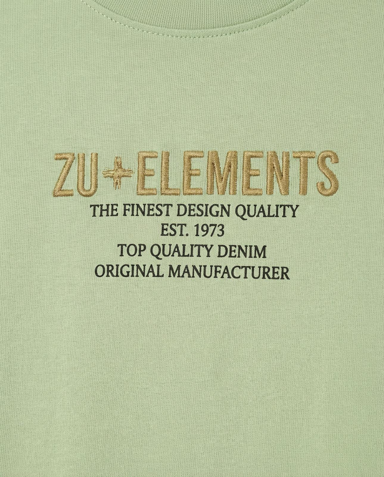 T-shirt girocollo maniche corte, stampa e ricamo frontale, bandina laterale in gross grain