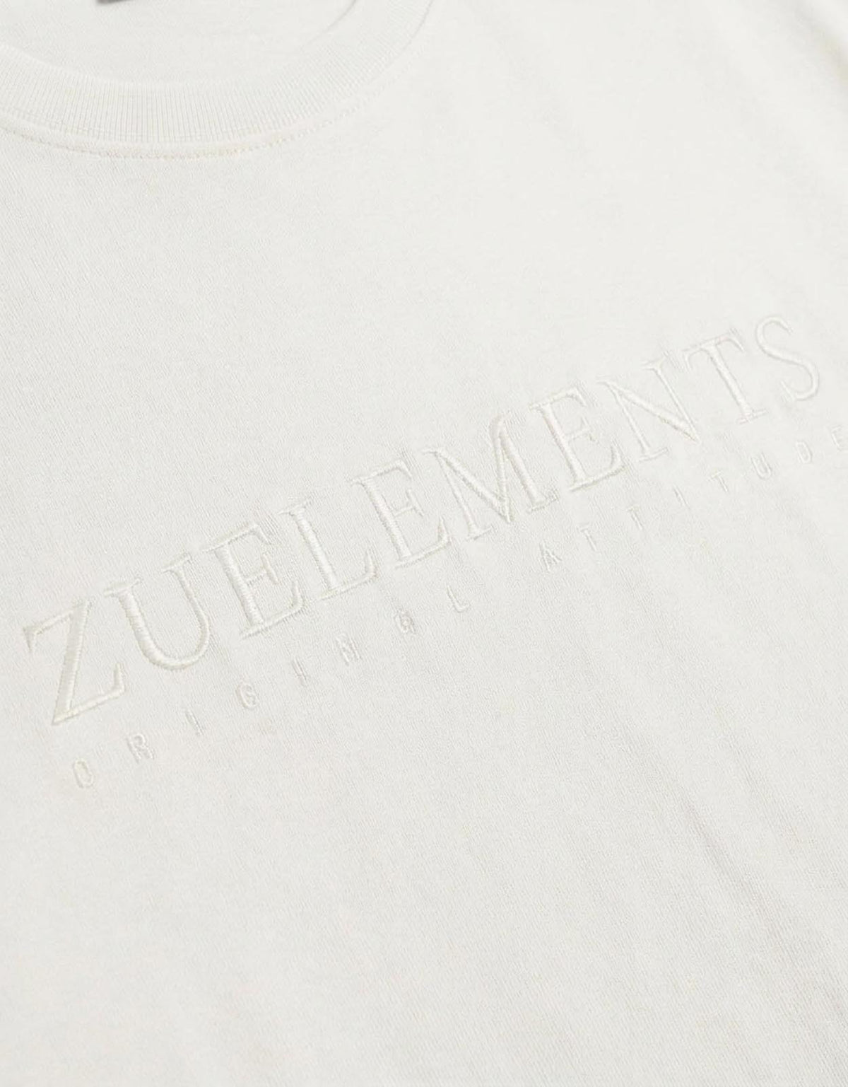 T-shirt a mezze maniche con ricamo in tono