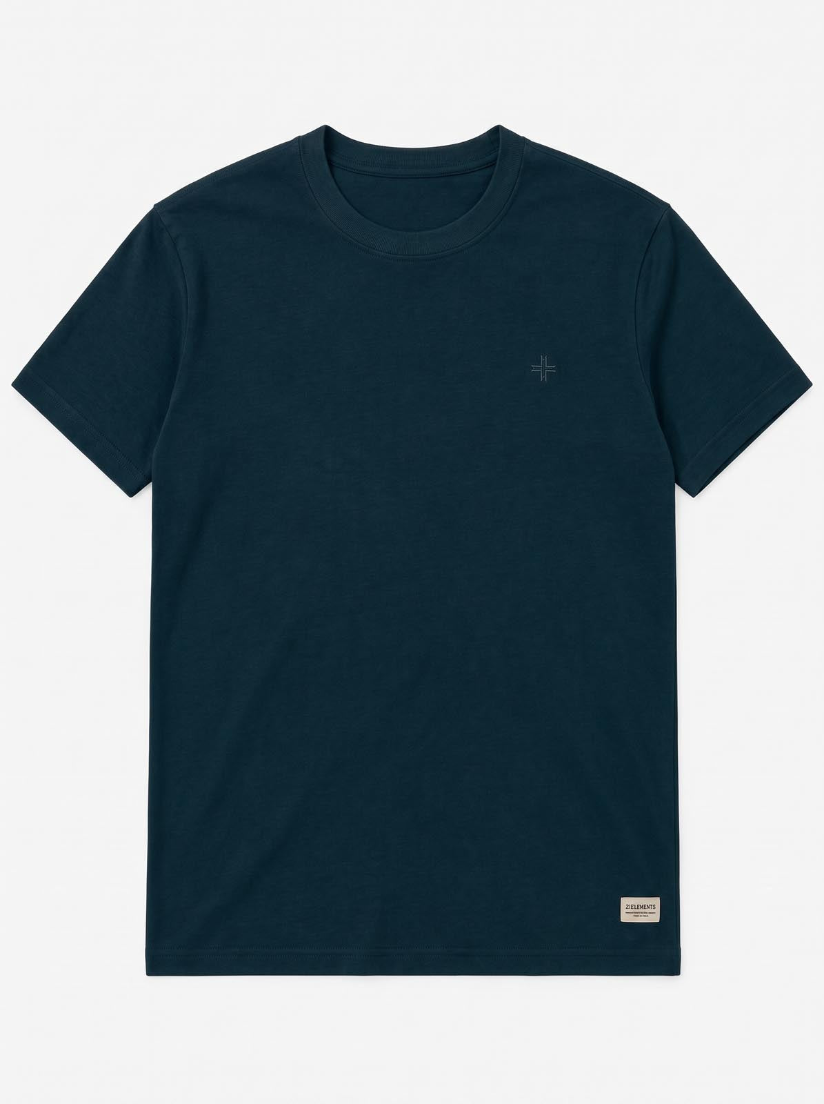 T-Shirt con ricamo tono su tono