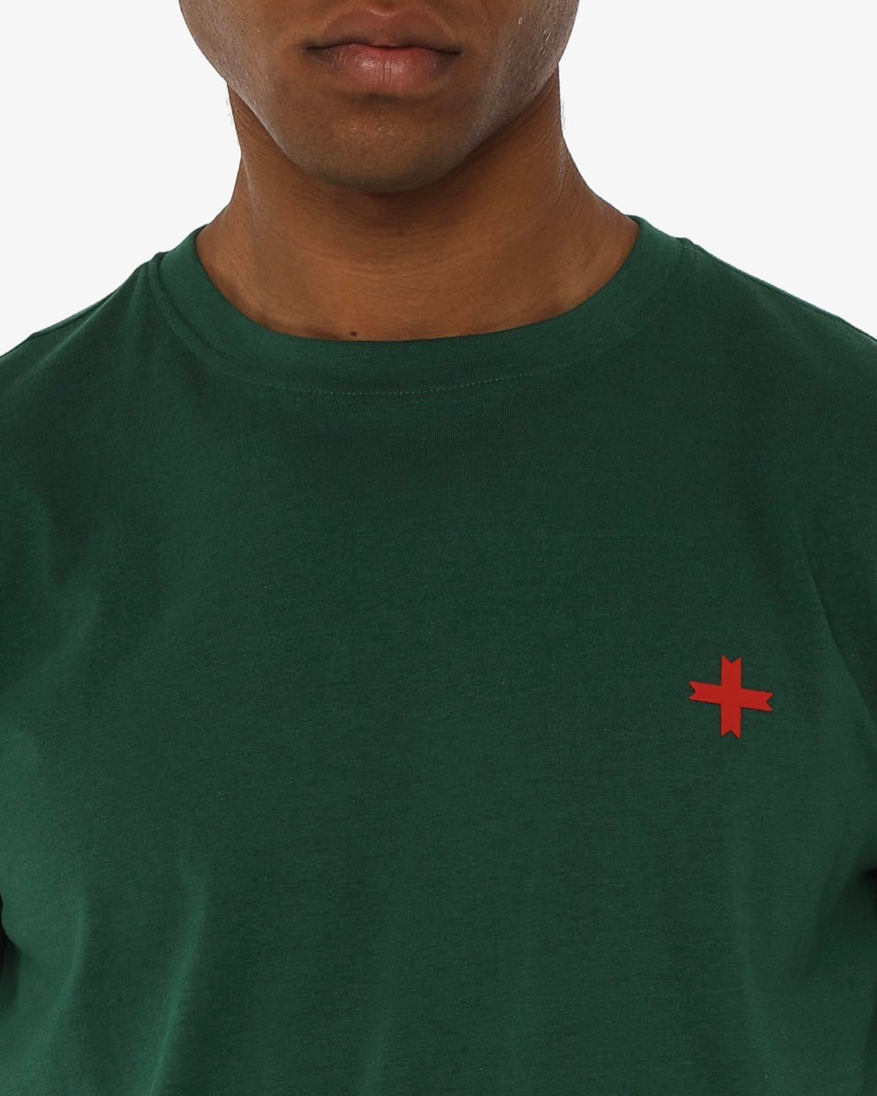 T-shirt girocollo maniche corte con logo stampato