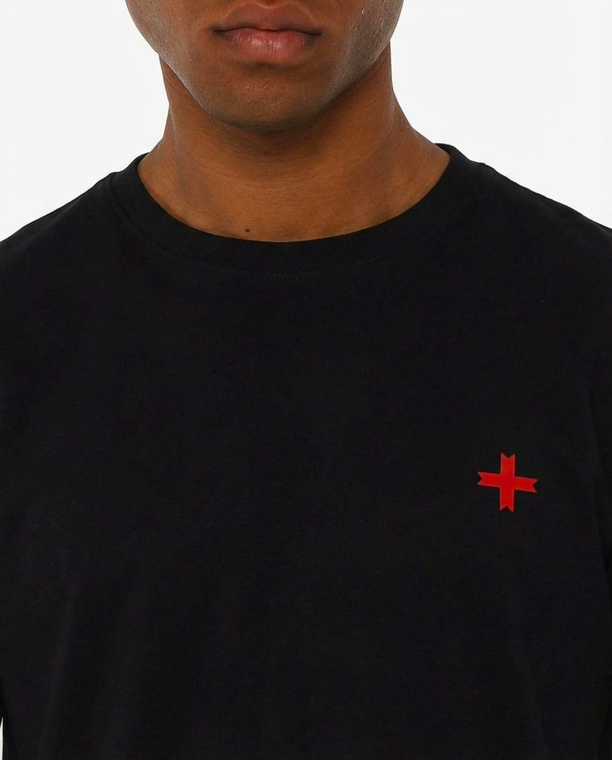 T-shirt girocollo maniche corte con logo stampato