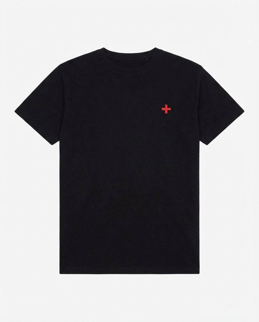 T-shirt girocollo maniche corte con logo stampato