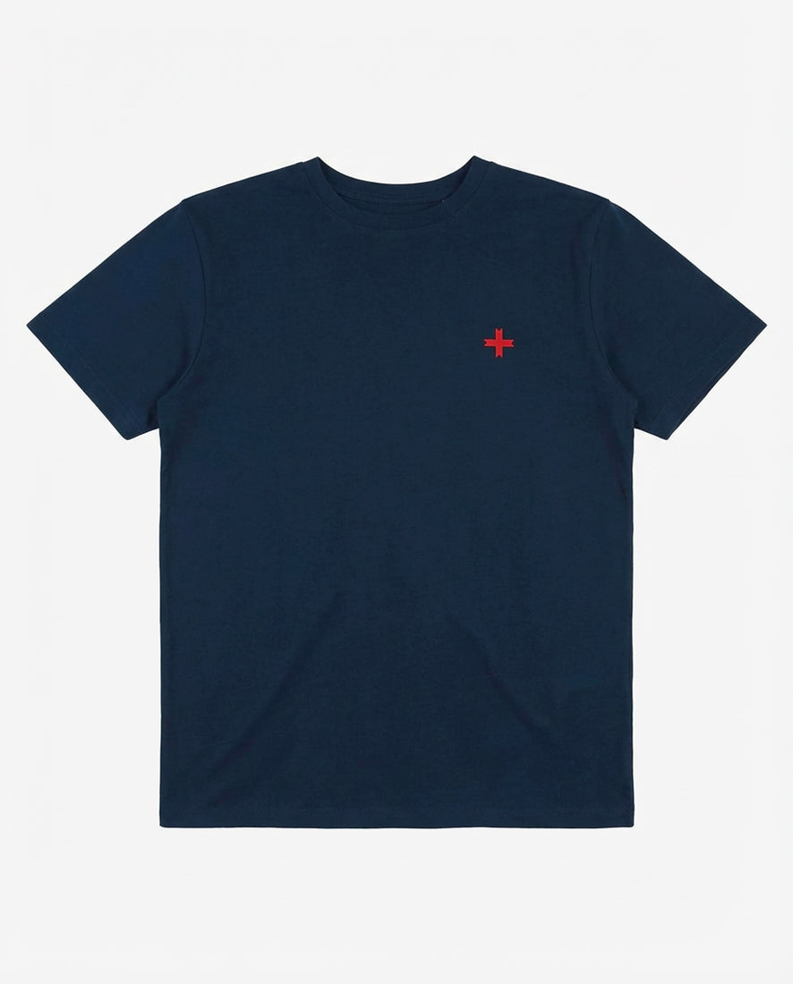 T-shirt girocollo maniche corte con logo stampato