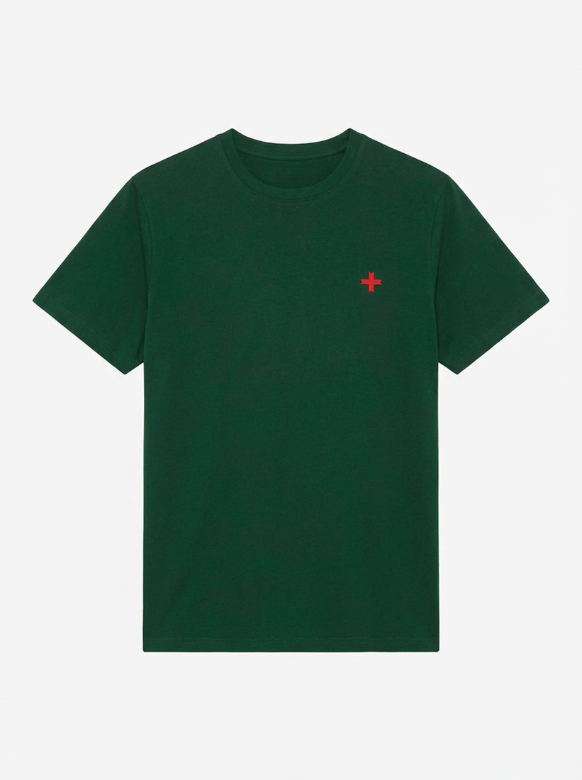 T-shirt girocollo maniche corte con logo stampato