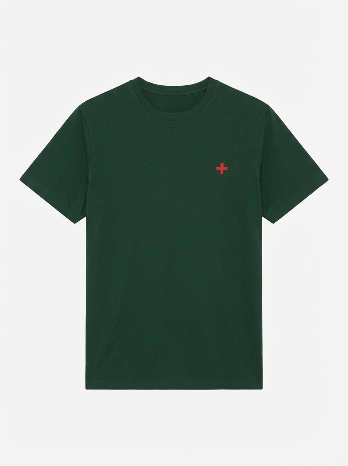 T-shirt girocollo maniche corte con logo stampato