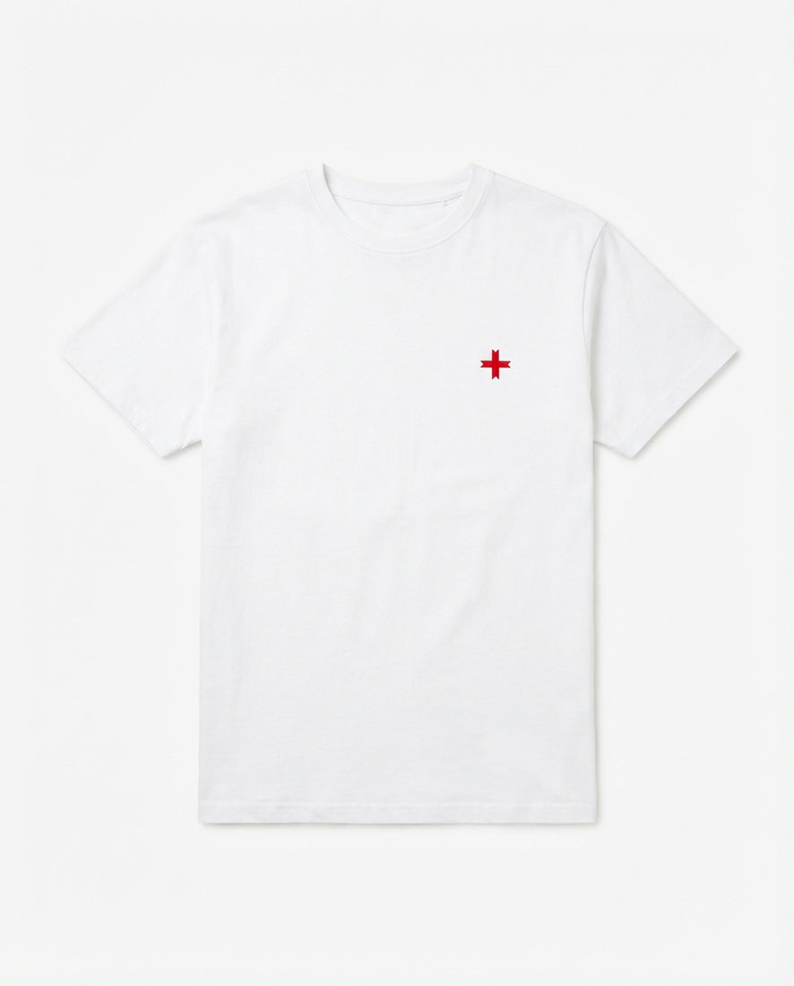 T-shirt girocollo maniche corte con logo stampato