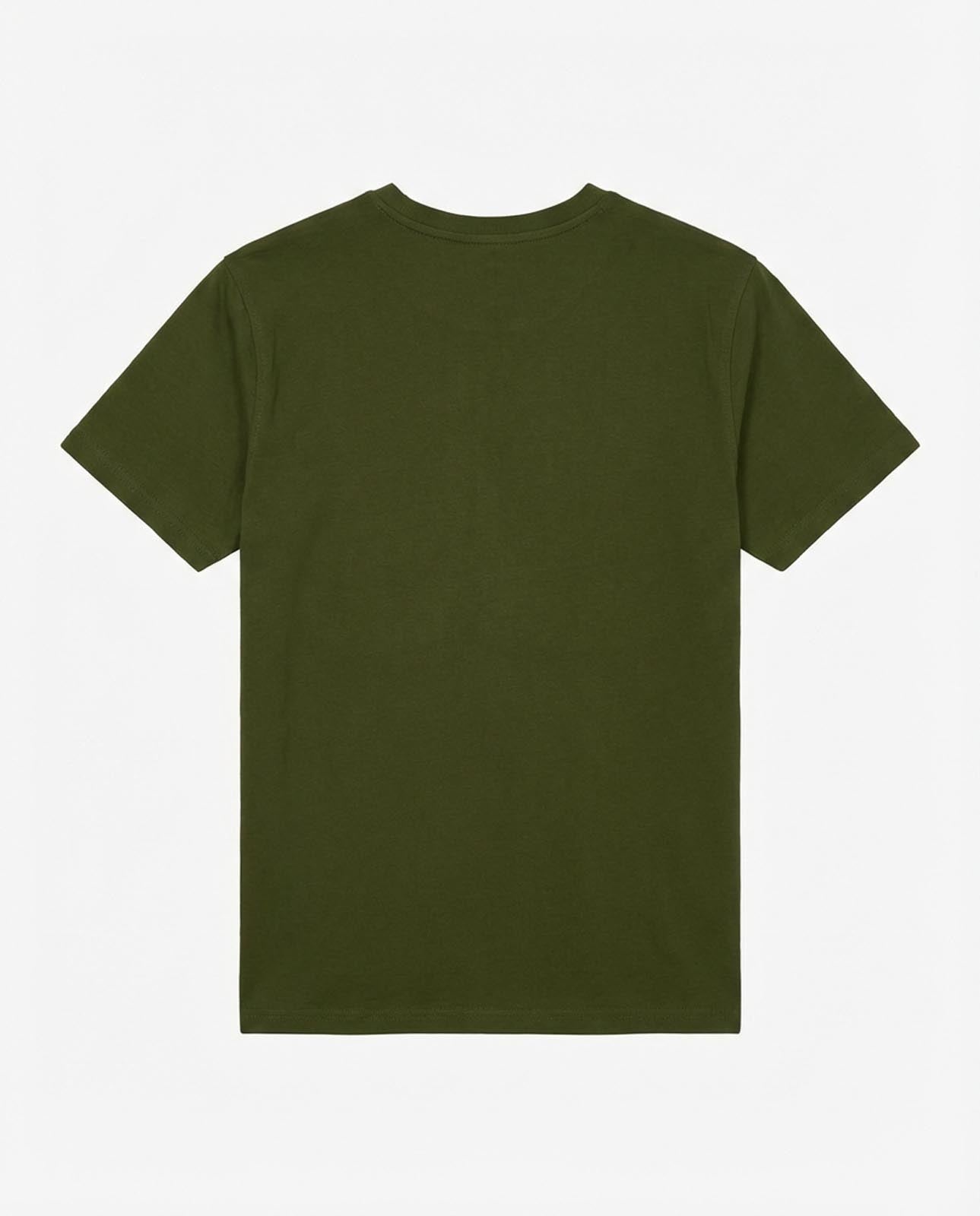 T-shirt girocollo maniche corte con micrologo ricamato