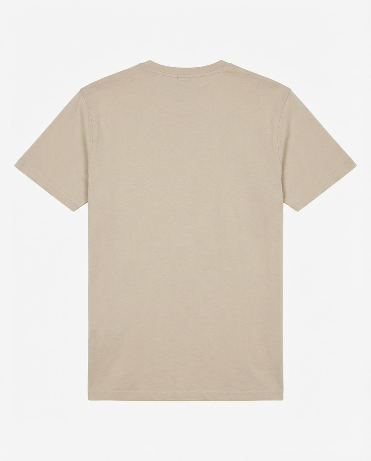 T-shirt girocollo maniche corte con micrologo ricamato