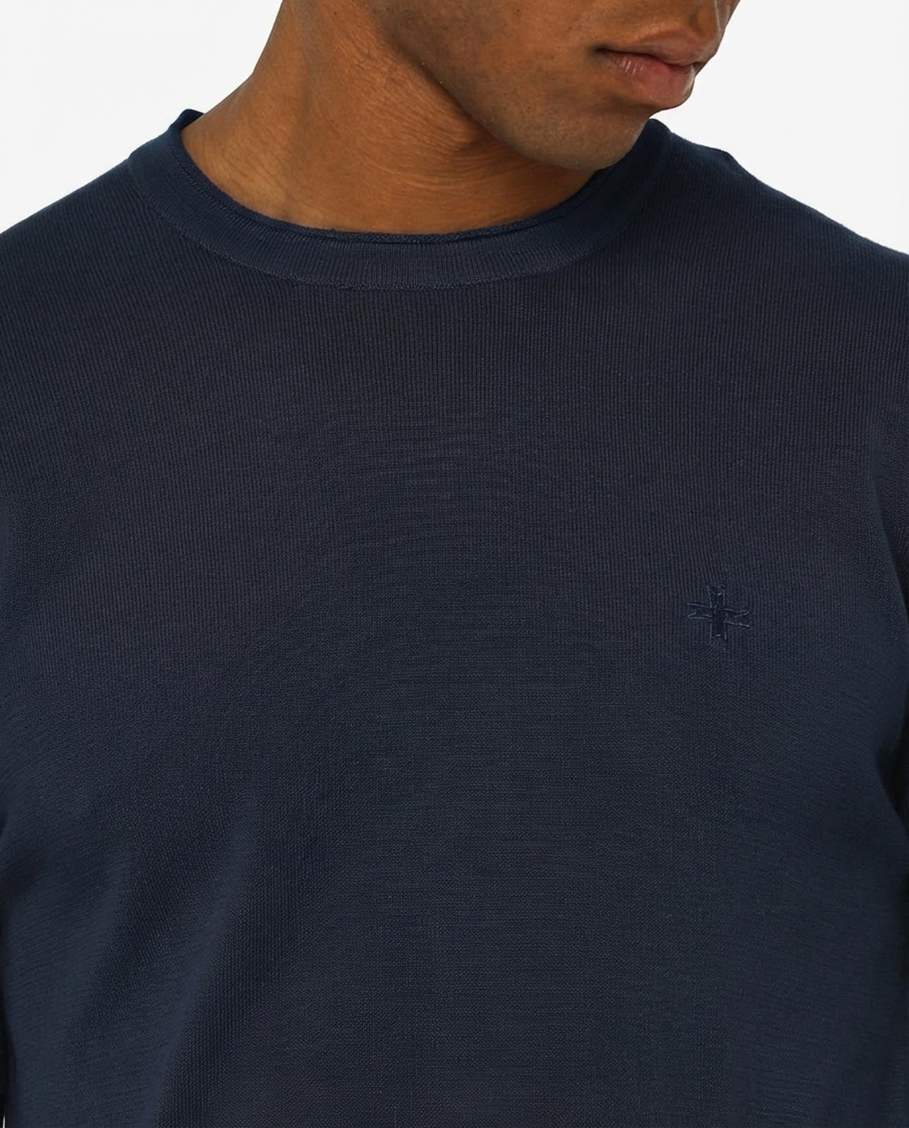 T-shirt in maglia maniche corte girocollo