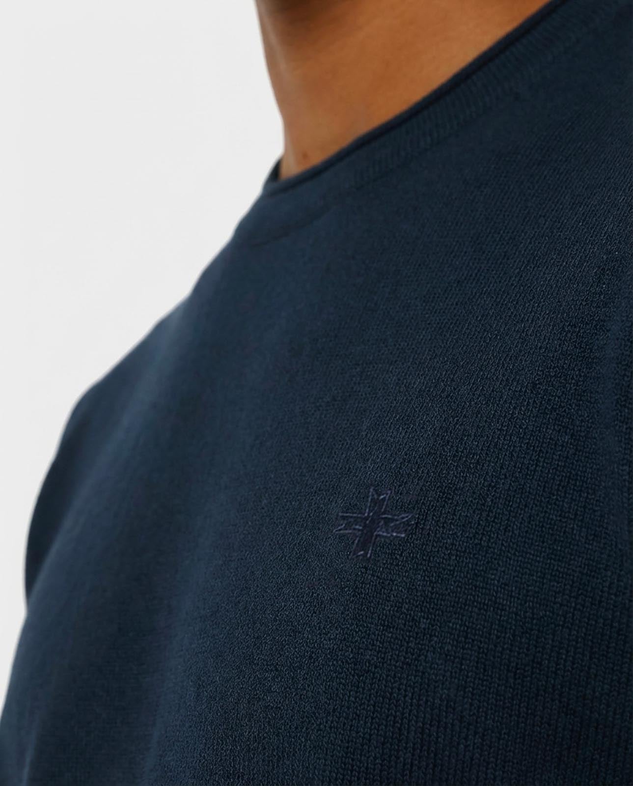 T-shirt in maglia maniche corte girocollo