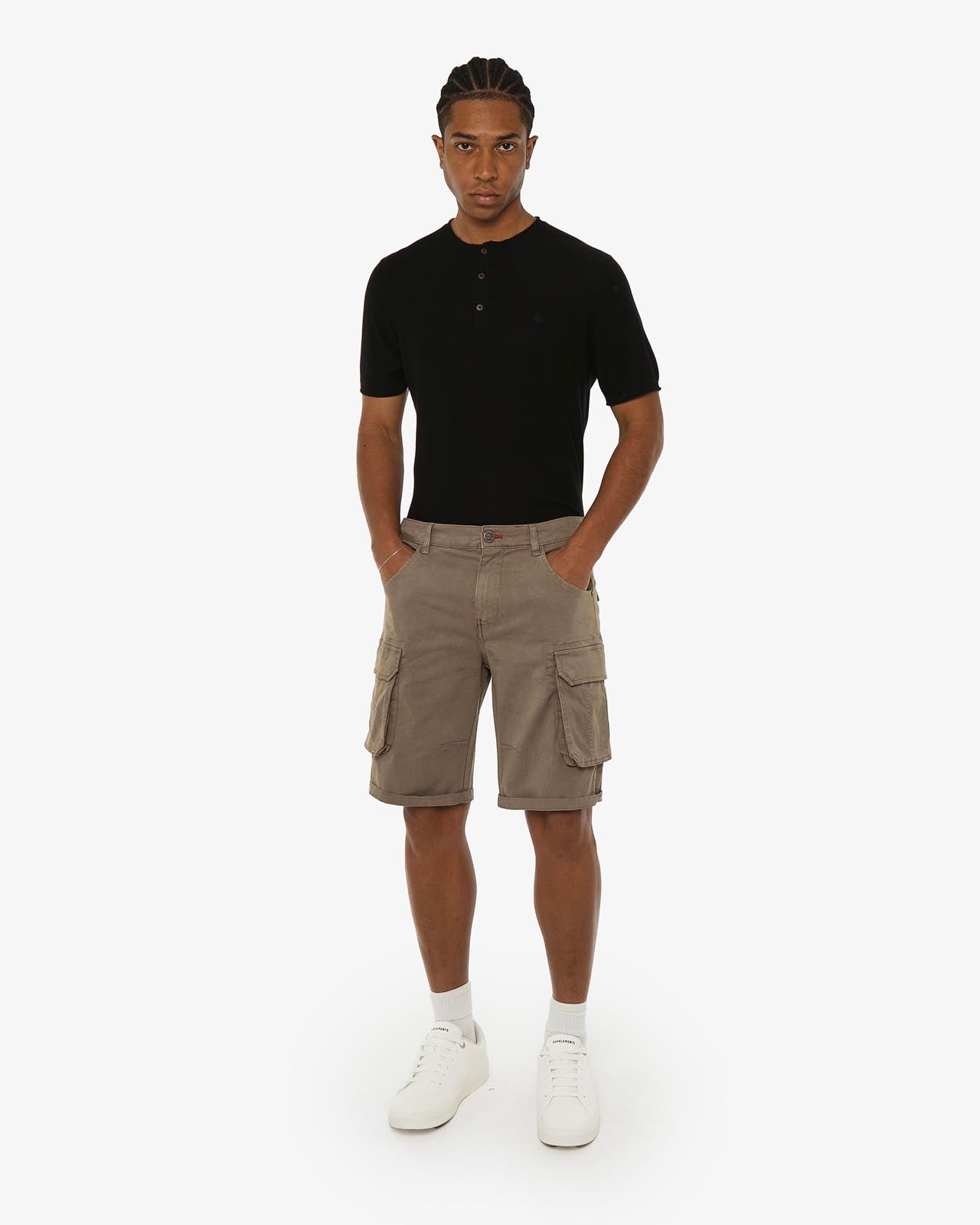 Bermuda con ricamo sul retro