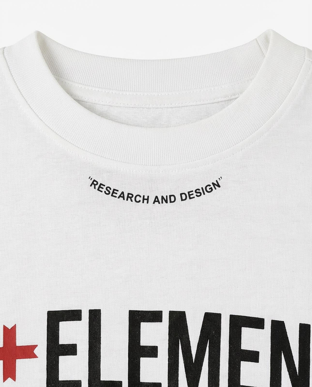 T-shirt girocollo maniche corte con logo frontale stampato