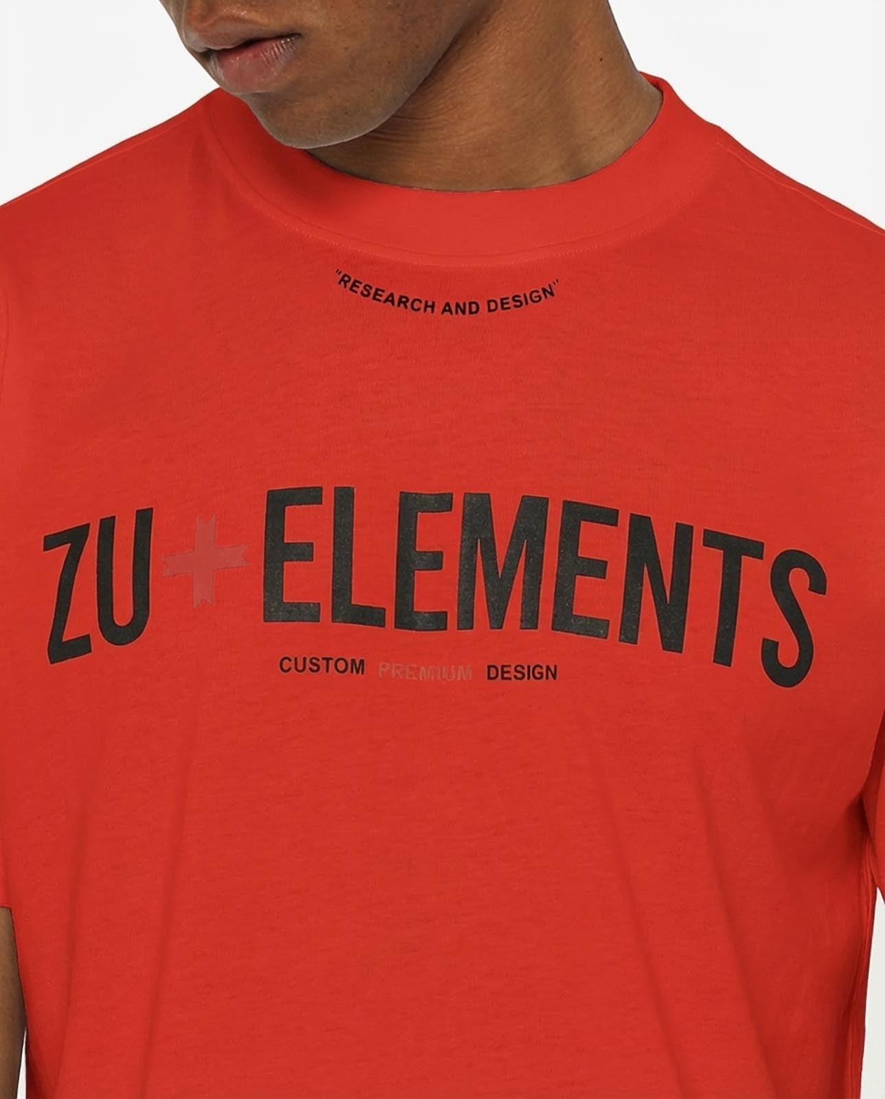 T-shirt girocollo maniche corte con logo frontale stampato