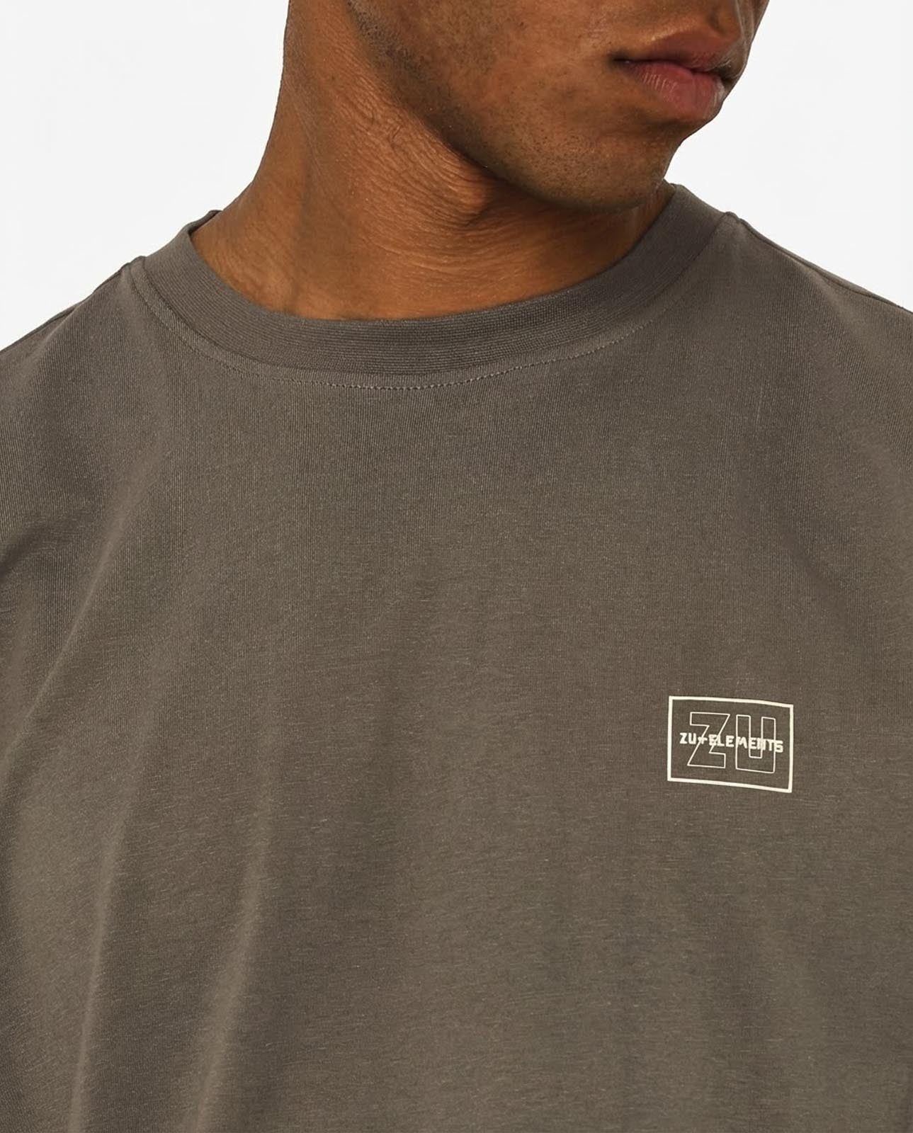 T-shirt girocollo maniche corte, stampa lato cuore e sul dietro – Optical Black