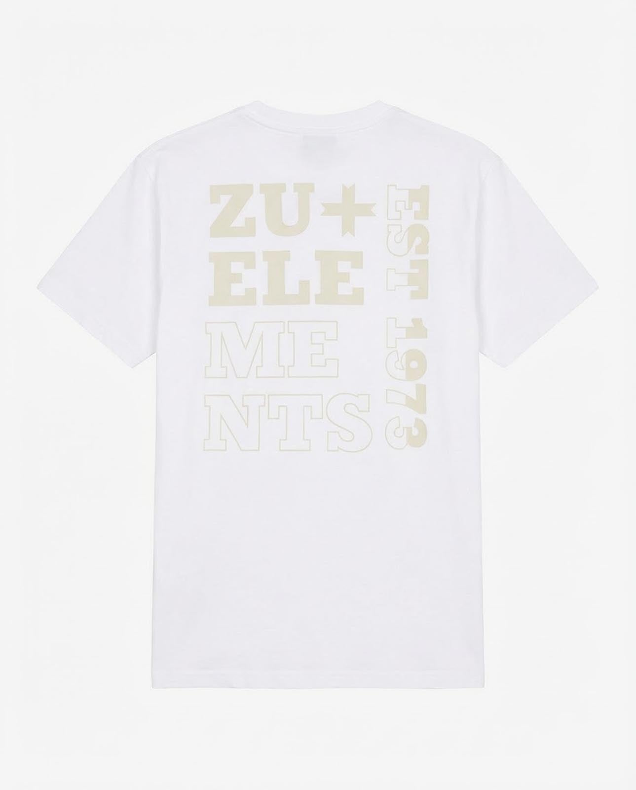 T-shirt girocollo maniche corte, stampa lato cuore e sul dietro – Optical Black