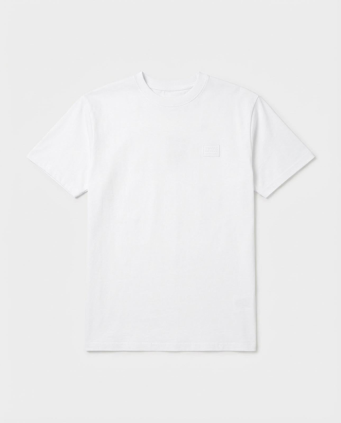 T-shirt girocollo maniche corte, stampa lato cuore e sul dietro – Optical Black