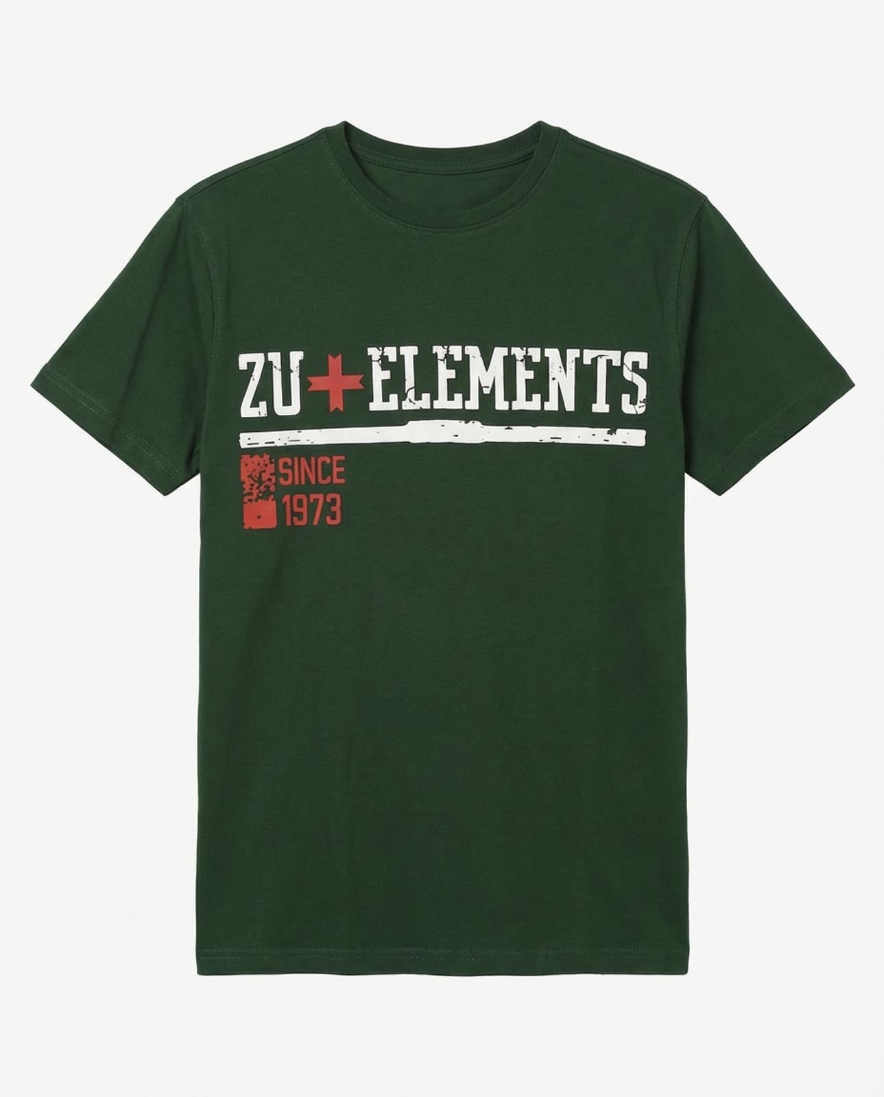 T-shirt girocollo maniche corte, stampa frontale, bandina laterale in gross grain applicata