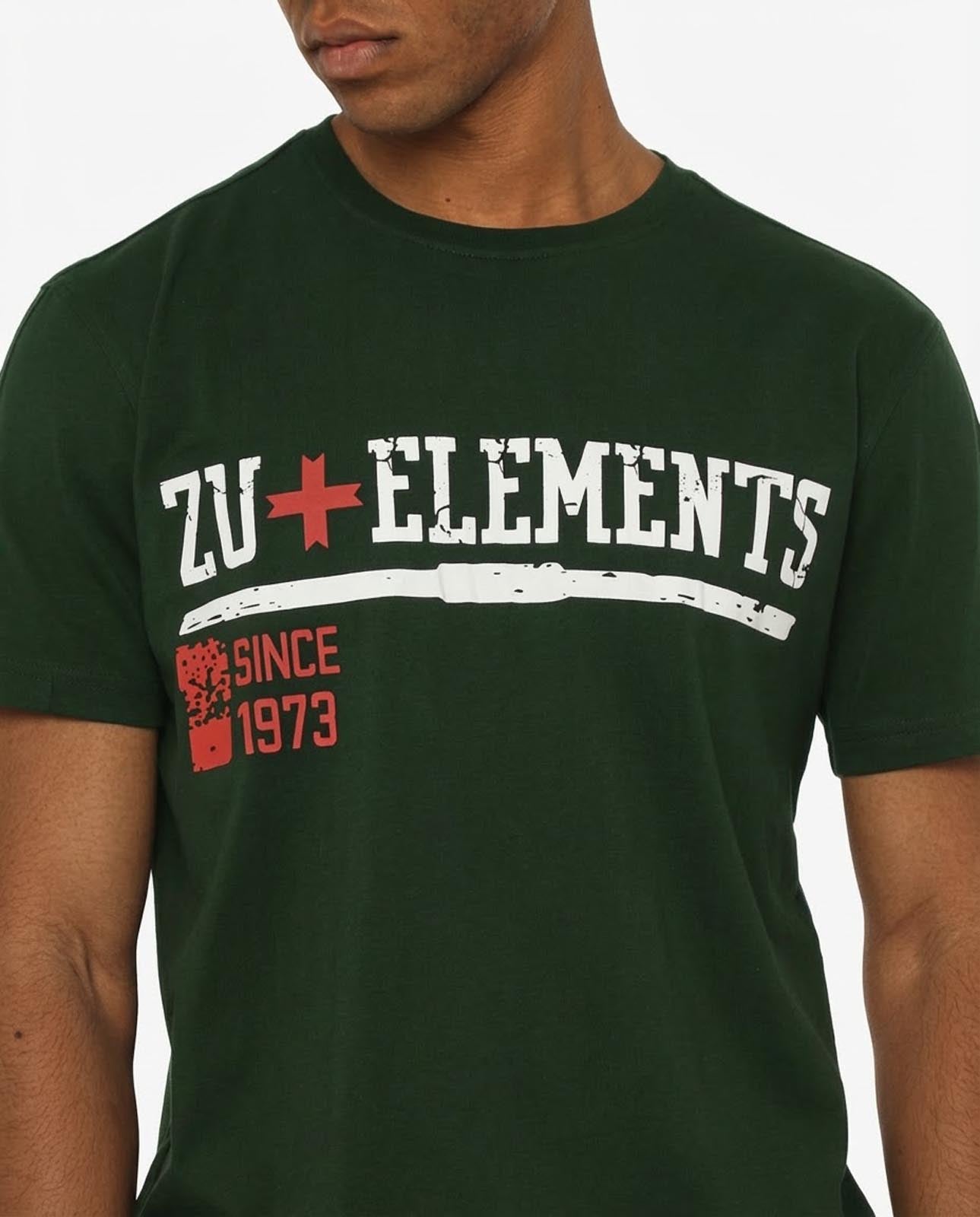 T-shirt girocollo maniche corte, stampa frontale, bandina laterale in gross grain applicata