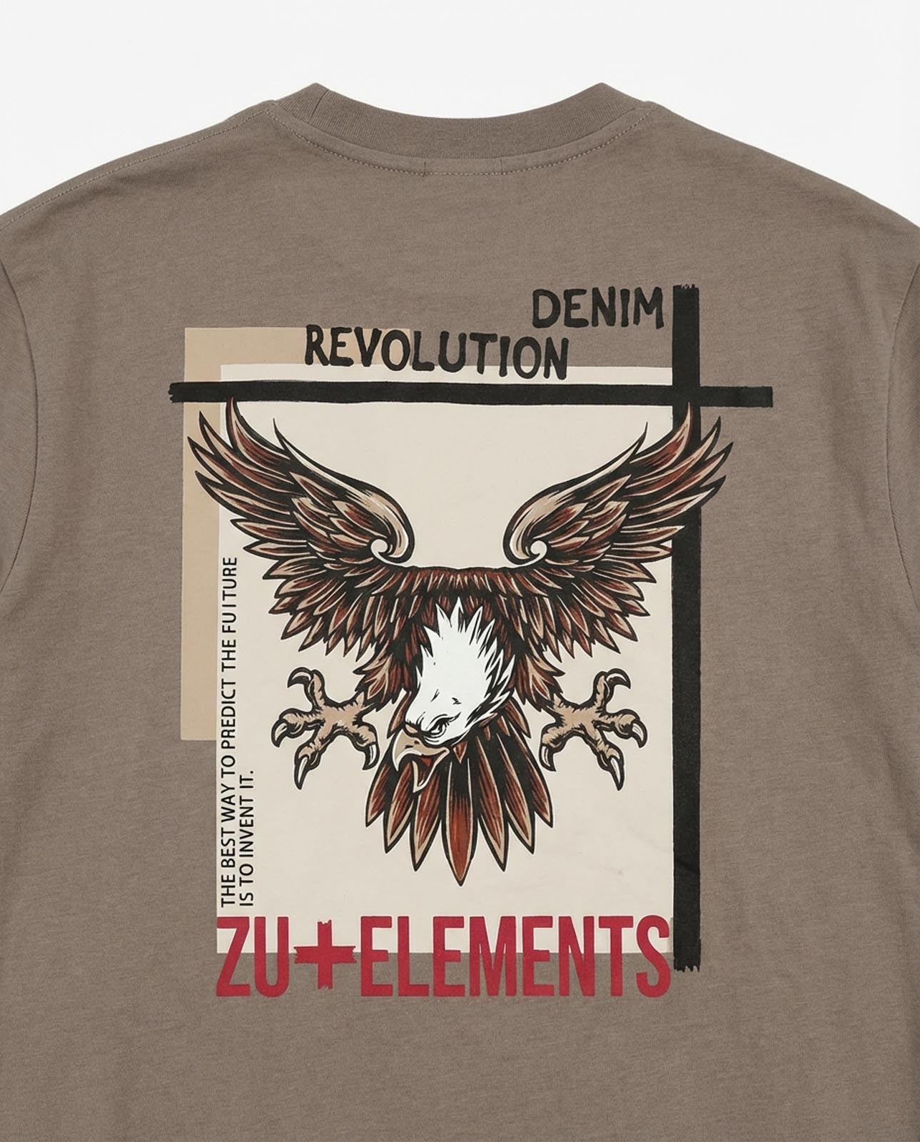 T-shirt girocollo maniche corte, stampa lato cuore e sul dietro