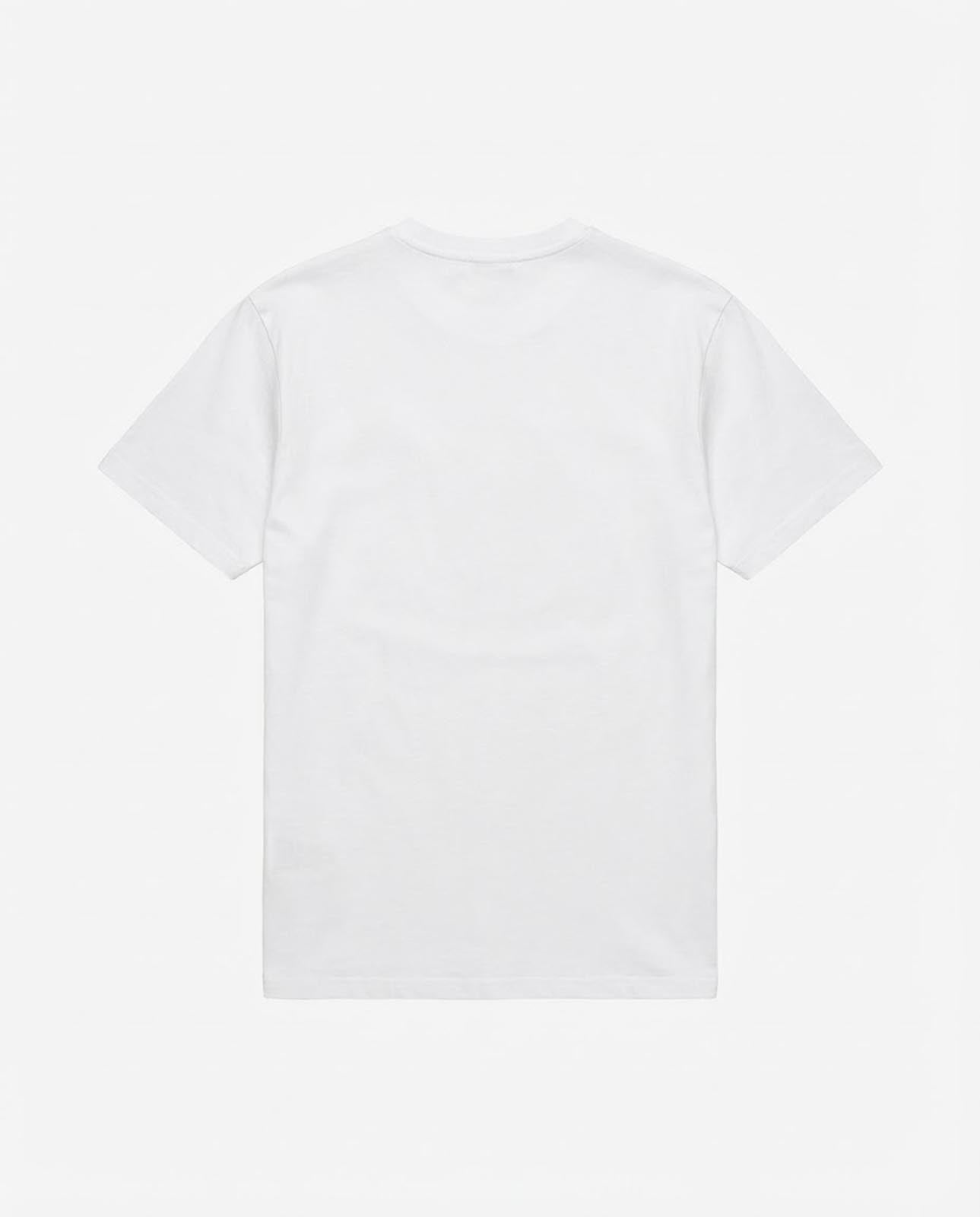 T-shirt maniche corte scollo a v, logo ricamato lato cuore