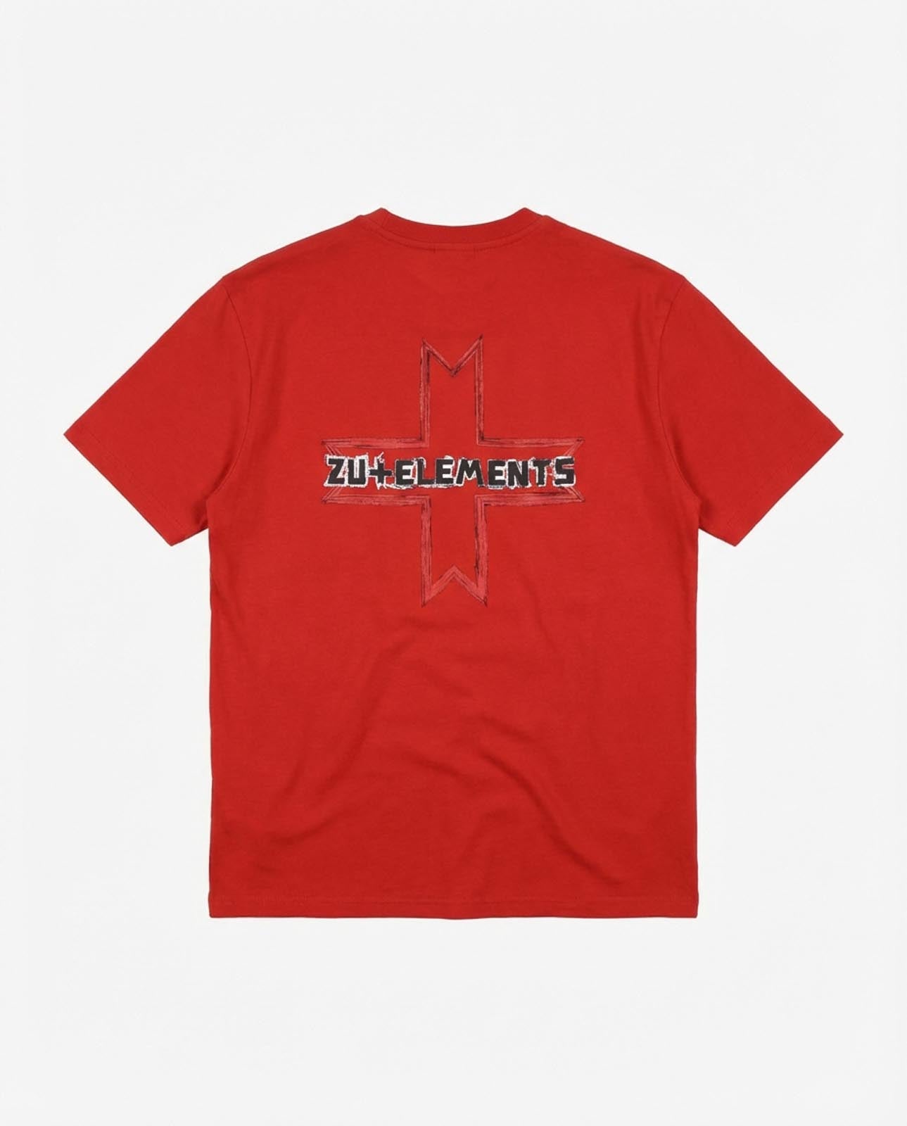 T-shirt girocollo maniche corte, stampa lato cuore logata