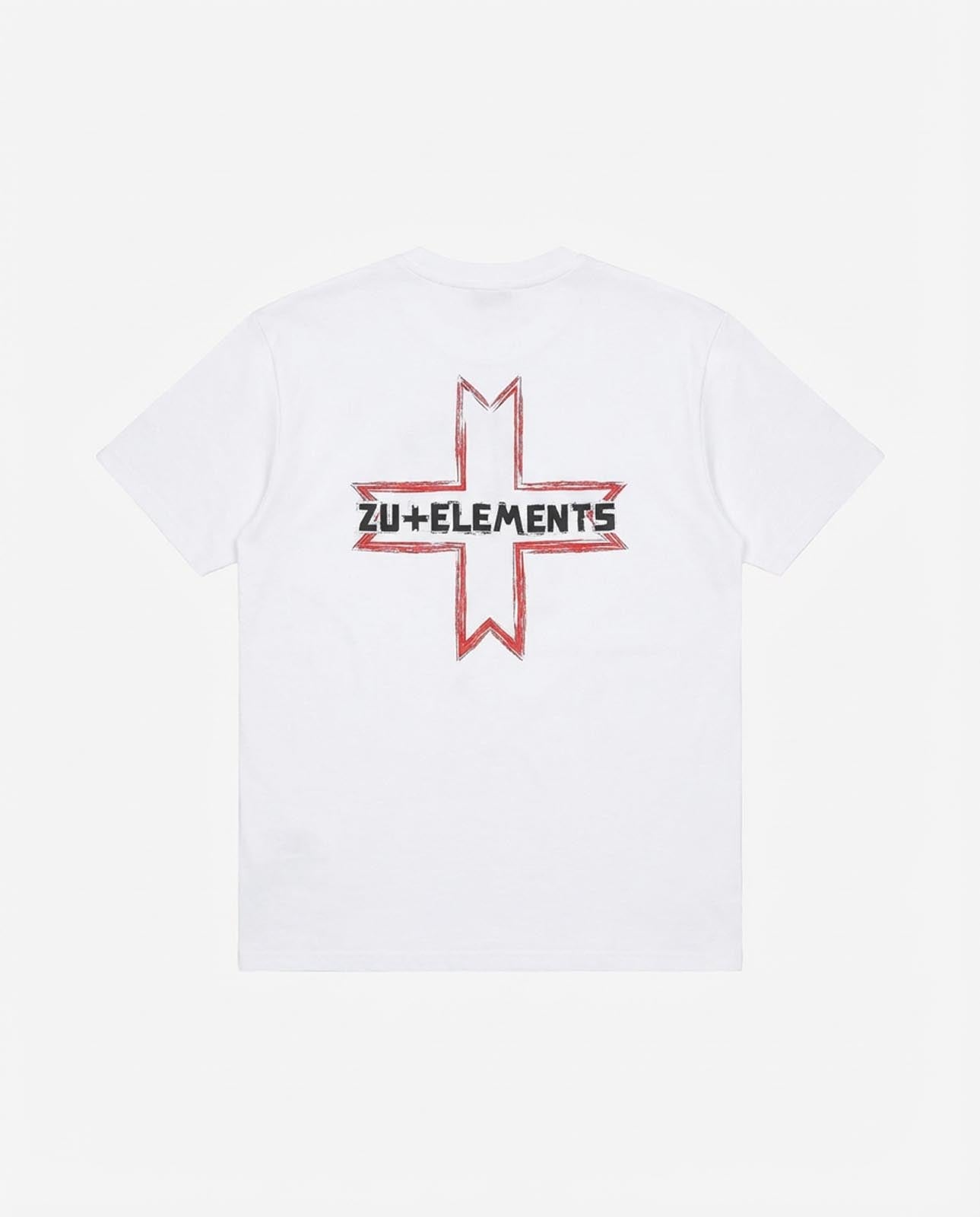 T-shirt girocollo maniche corte, stampa lato cuore logata