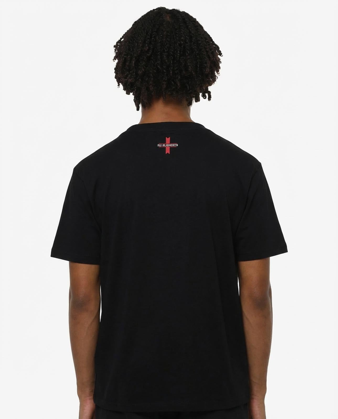 T-shirt girocollo maniche corte, stampa frontale logata