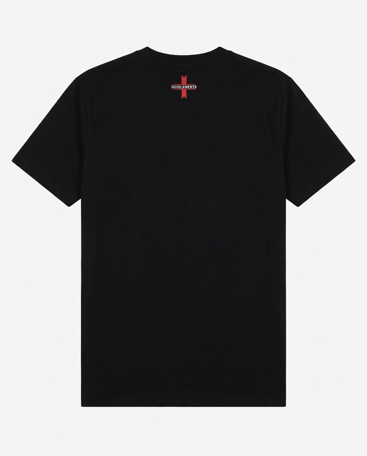 T-shirt girocollo maniche corte, stampa frontale logata