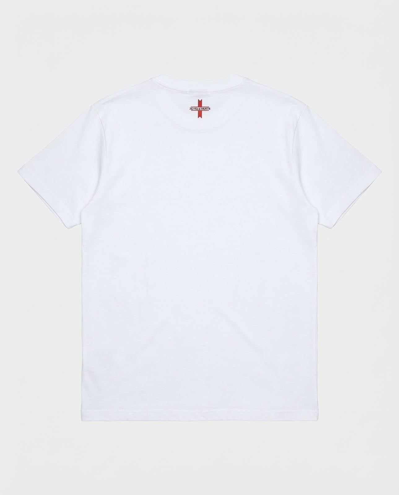 T-shirt girocollo maniche corte, stampa frontale logata