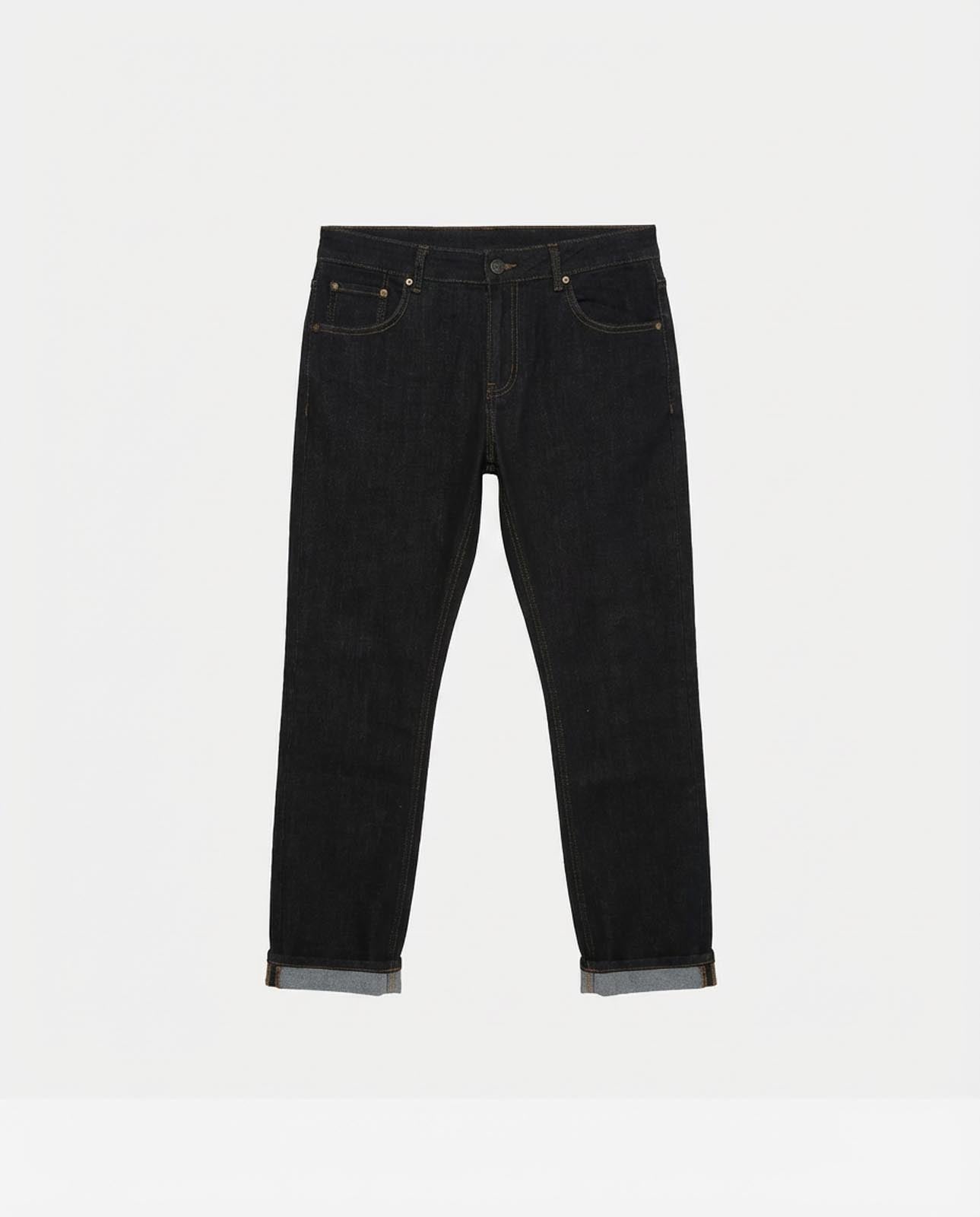 Jeans regular fit in tono deep blue