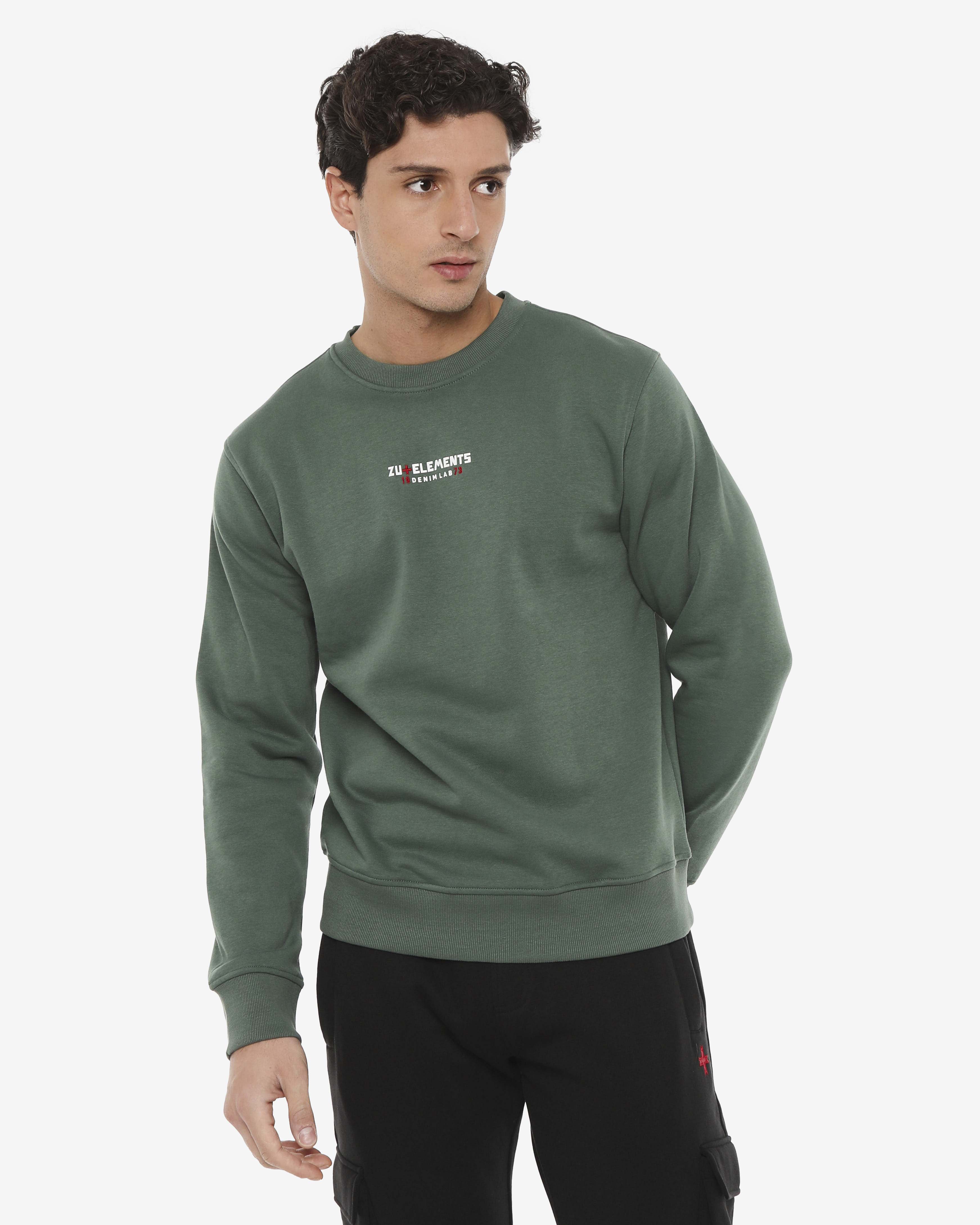 Felpa Girocollo Denim Lab