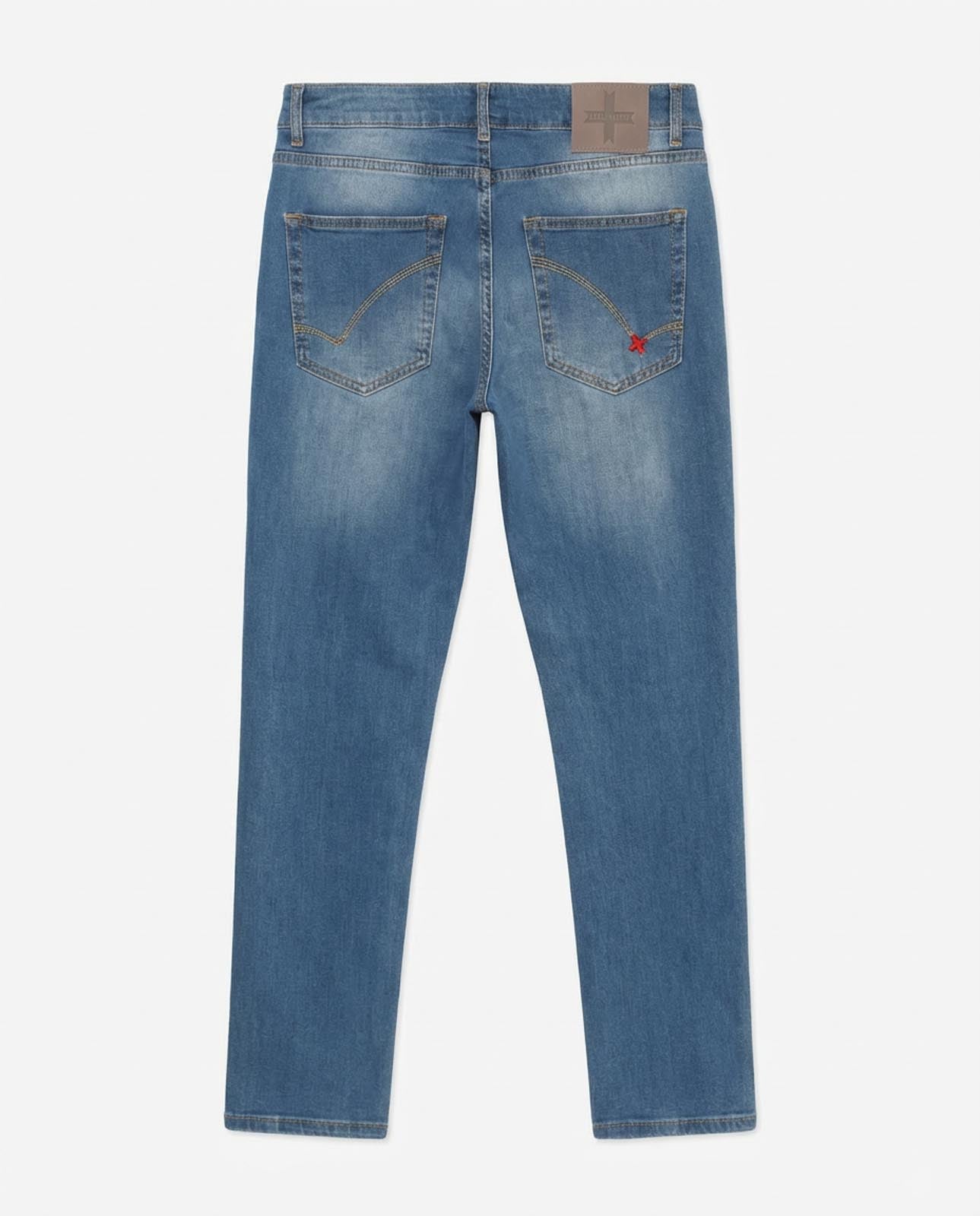 Jeans slim fit Sammy in tono light blu