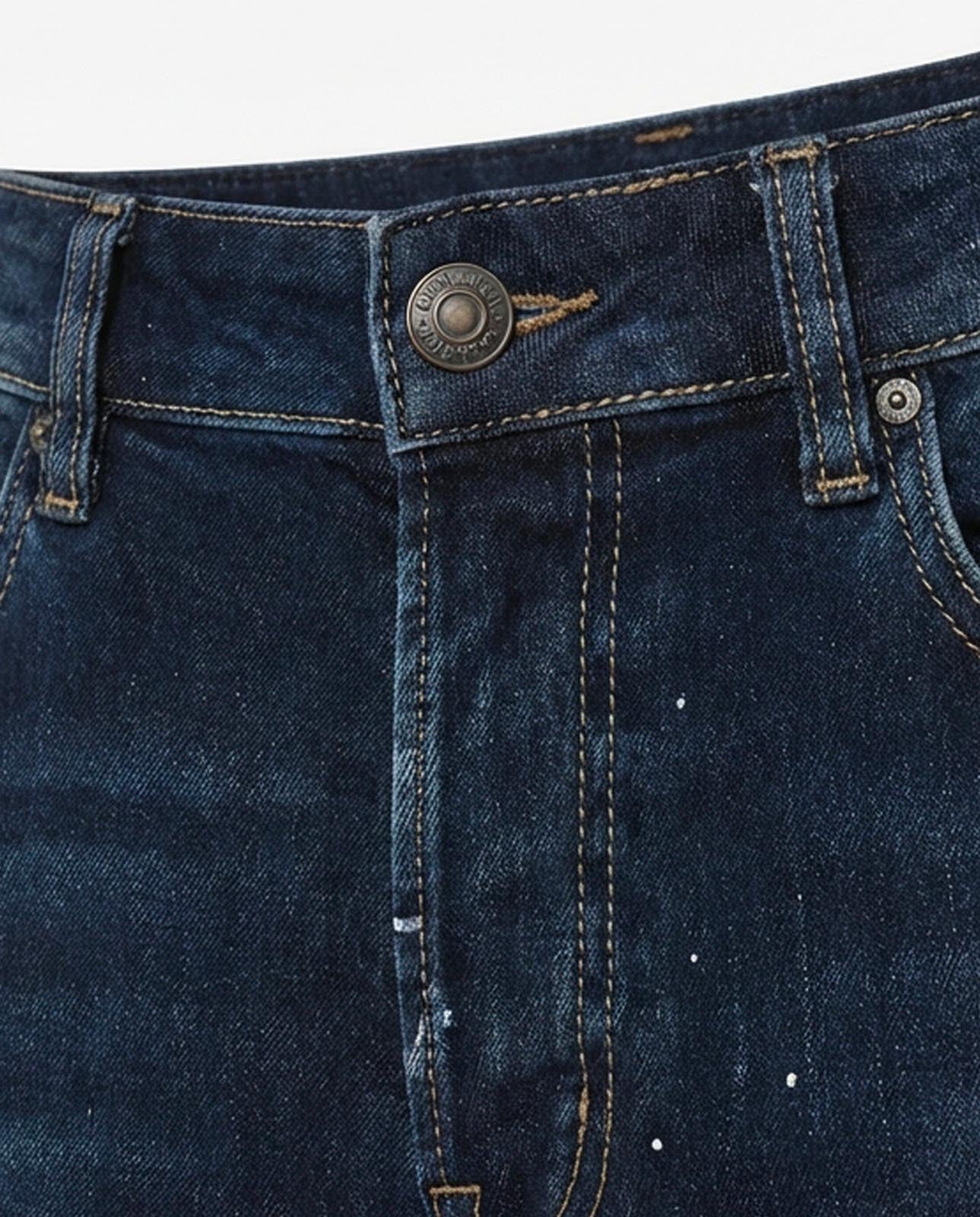 Jeans slim fit Sammy dark blue con piccoli strappi