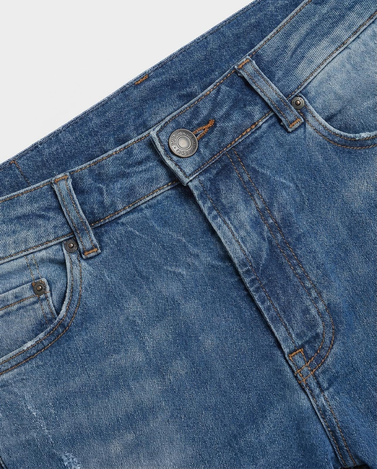 Jeans slim fit Sammy in tono medium blue