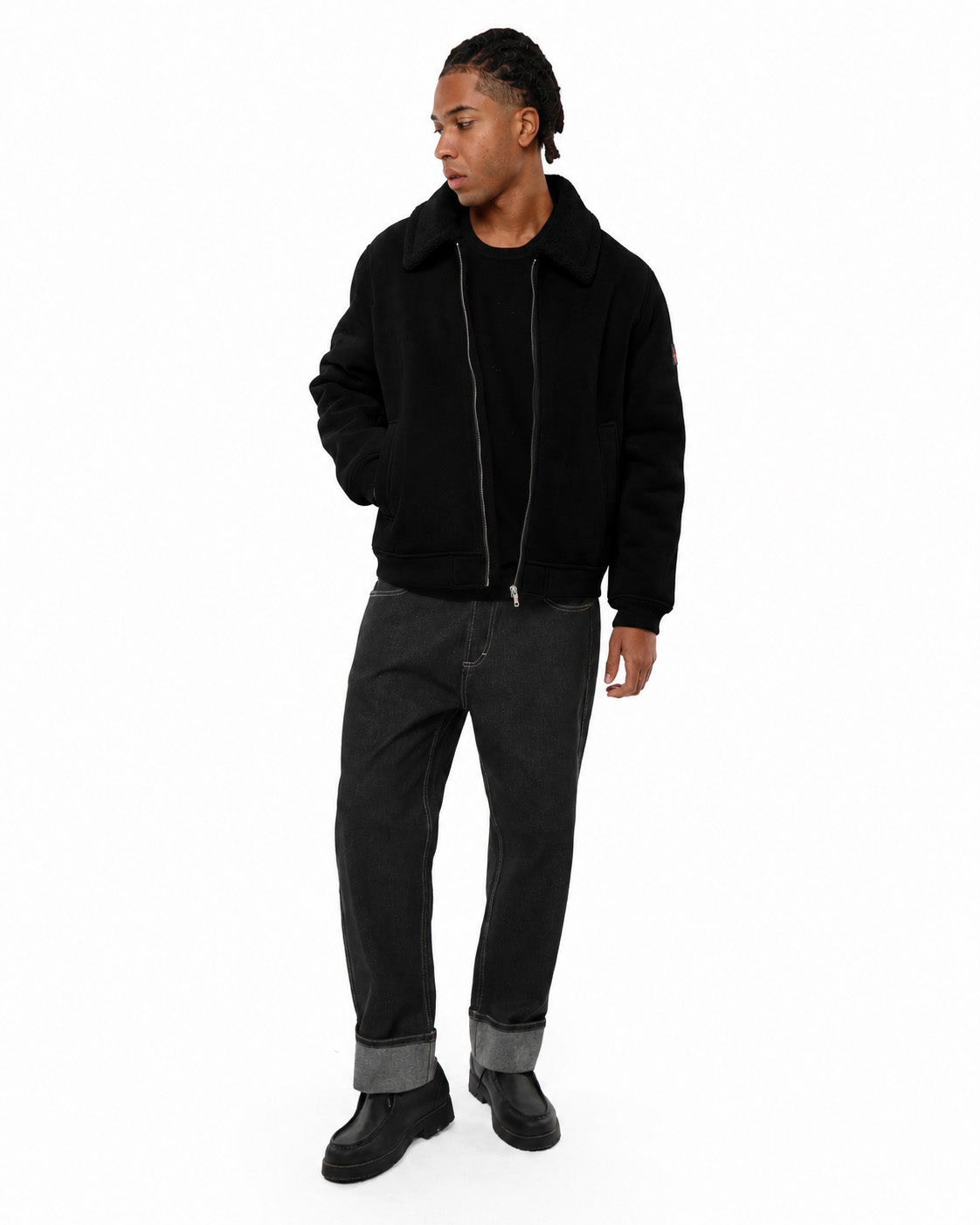 Giubbotto in ecomontone con zip