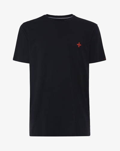 T-shirt girocollo maniche corte con logo stampato