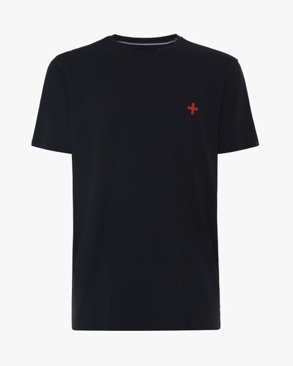 T-Shirt girocollo con logo piccolo