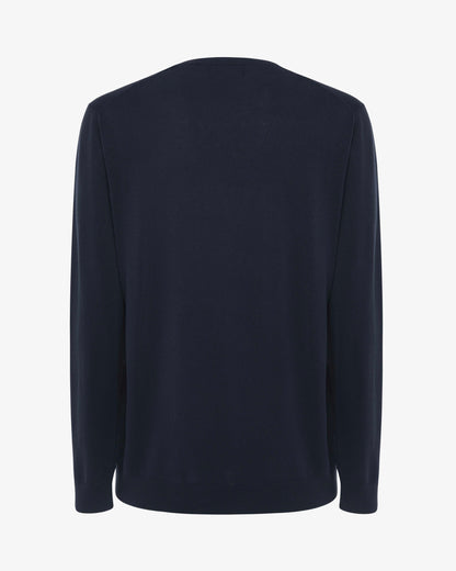Ribbed crew-neck sweater