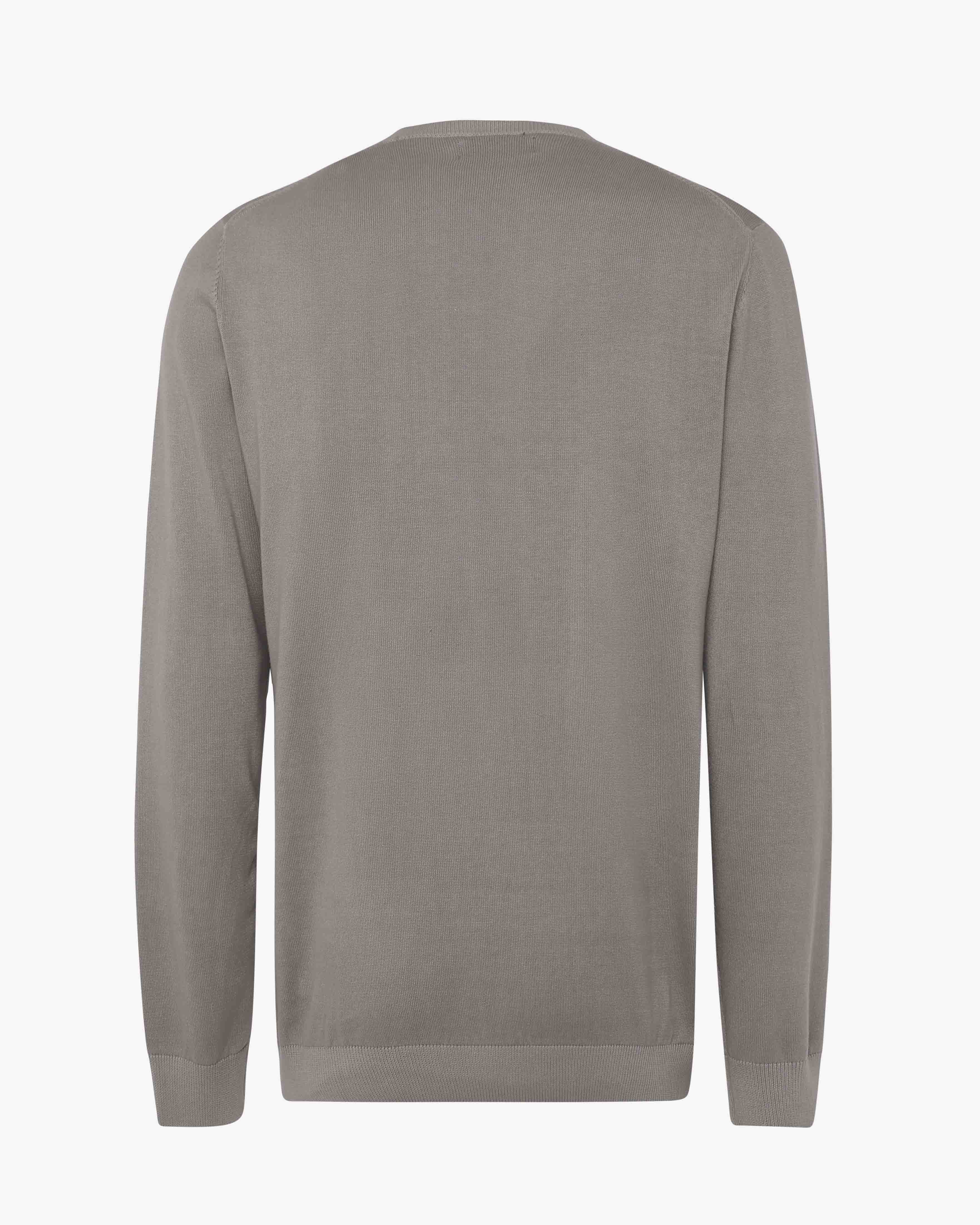 Ribbed crew-neck sweater